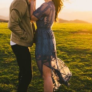 Pink Lilly Lace Crossing Paths Lace Romper